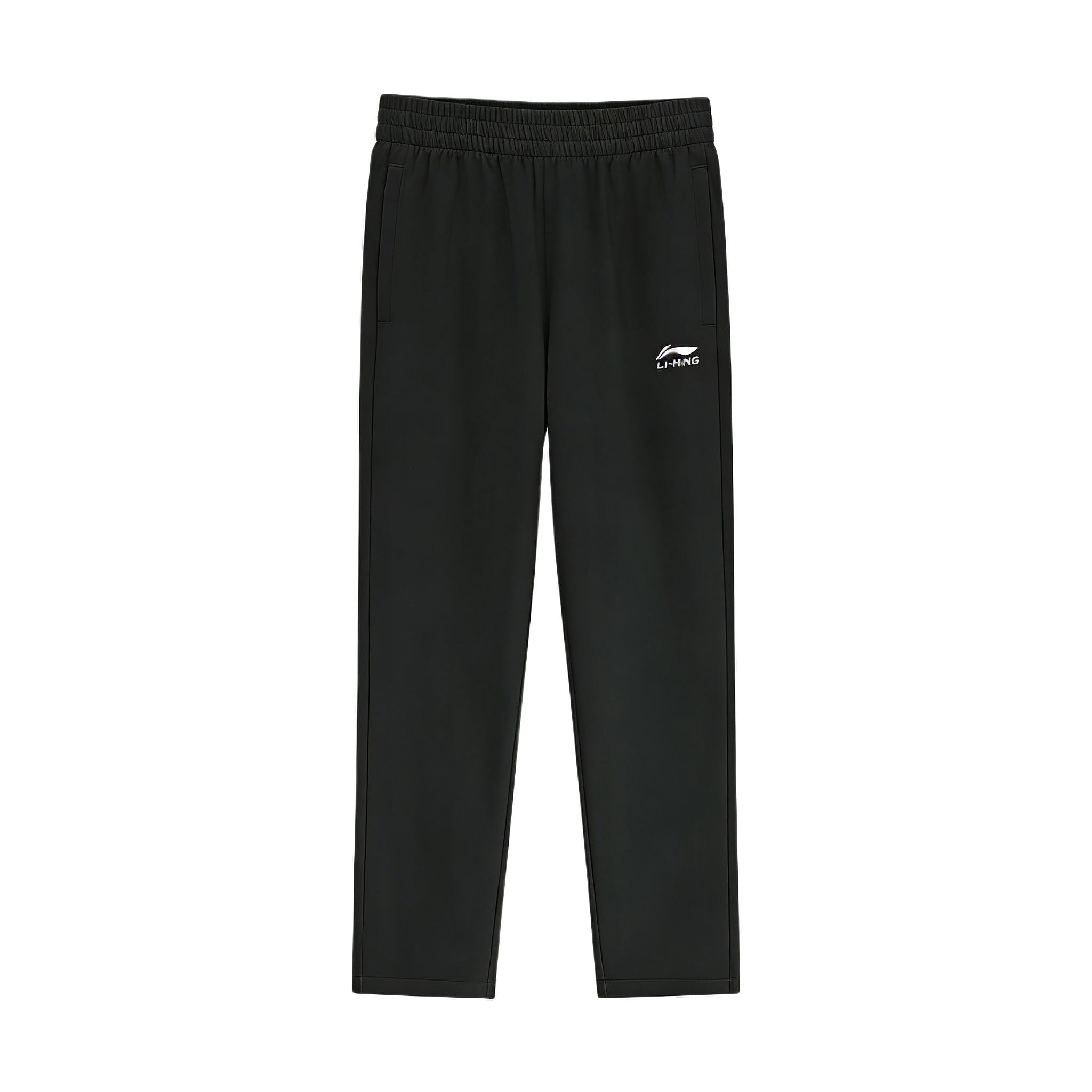 Li Ning Loose Straight Fit Casual Knit Sports Pants Men bottoms AKLUW03-1 S