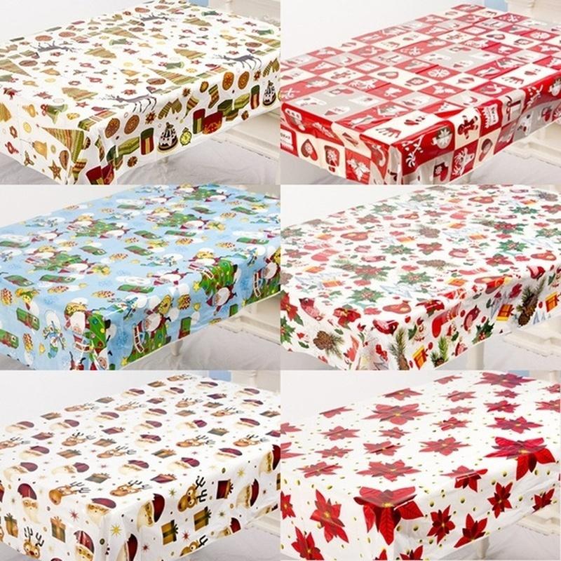 קישוט שולחן מפה חד פעמית קישוטי חג המולד לבית קישוטים עשה זאת בעצמך עיצוב לחג המולד