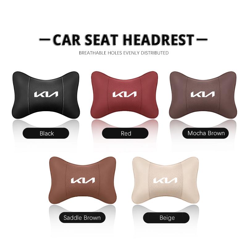 CAFHF1 Car Headrest Auto Neck Support Pillow Accessories For KIA K3 Sportage Carnival K5 Seltos Pegas KX1 EV5 Sonet EV6 K4 EV3 Ceed K8