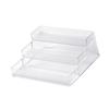 Nail Polish Organizer Holder Rack Shelf 3 Tier Multifunctional Transparent Nail Polish Display Rack