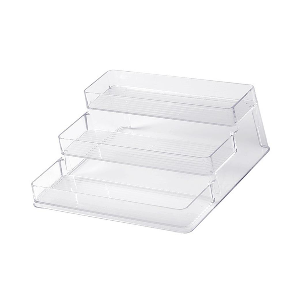 Nail Polish Organizer Holder Rack Shelf 3 Tier Multifunctional Transparent Nail Polish Display Rack