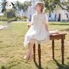 Girls' Retro Style Bowknot Dress