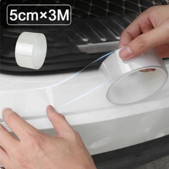 5cm*3m Car Door Plate Sill Scuff Cover Anti-Scratch Film Sticker Accessories