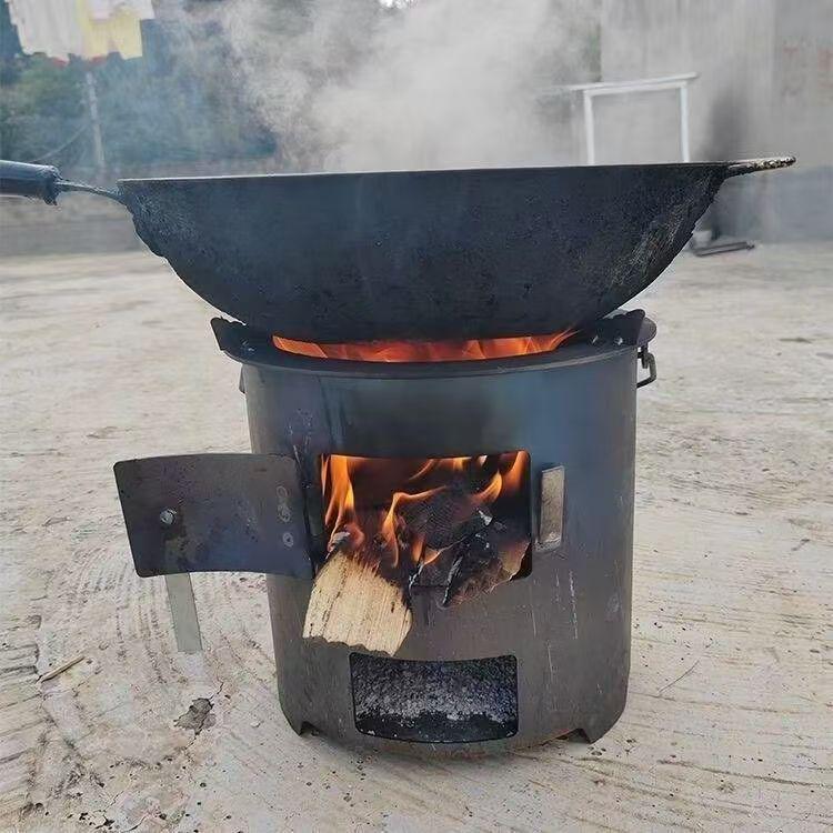 Portable Multi-Functional Wood Stove: Outdoor Fire Pit & Tea Brewer