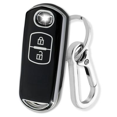 Étui pour clé intelligente Mazda Coque de clé en TPU Protection à 360 degrés Élégant Convient pour Axela BM5FS BM5AS BMEFS BM2FS BM2AS BMLFS Atenza GJEFP GJ5FP GJ2FP GJ2AP Mazda6
