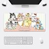 Cute Anime Mofusands Mousepad HD Printing Computer Gamers Locking Edge Nonslip Mouse Pad XXLxcm Keyboard PC Desk Pad