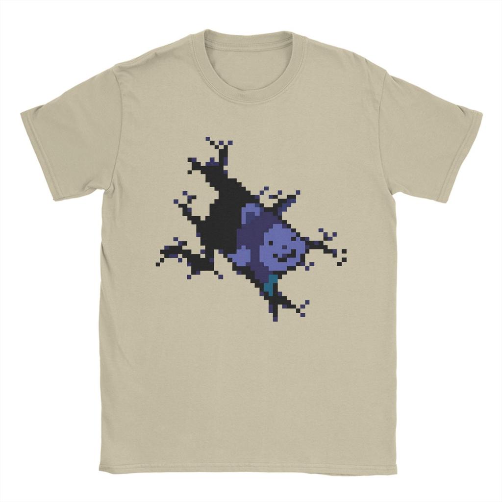 Men's T-Shirts Game Undertale Temmie Novelty Pure Cotton Tee Shirt Short Sleeve  T Shirt Round Neck Clothing Gift Idea