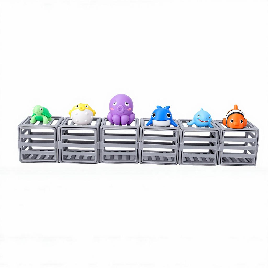Kids Pool Diving Toys Fun Underwater Dive Rescue Toys Floating Animals with Smart Water Adaption