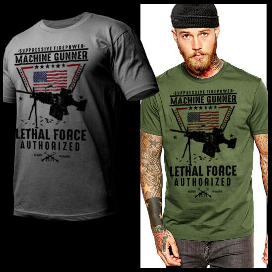 Machine Gunner  Infantry Combat Operations Suppressive Fire Mission Tee Unisex T-Shirt S