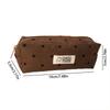 Polka Dot Design Pen Bag Large Capacity Pen Pouch Portable Stationery Bag  School Office