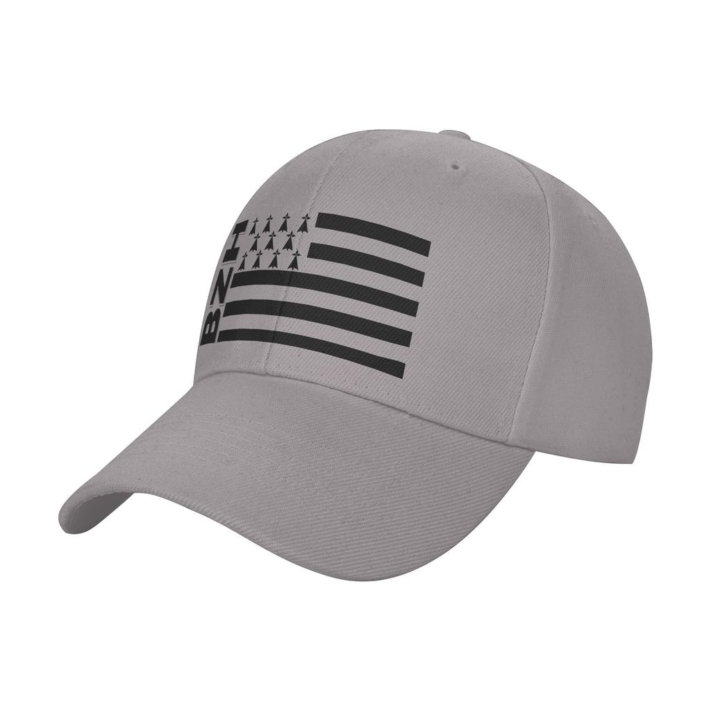 Fashion Bzh Breizh Bretagne Brittany France Curved Brim Baseball Cap Streetwear Sports Visors