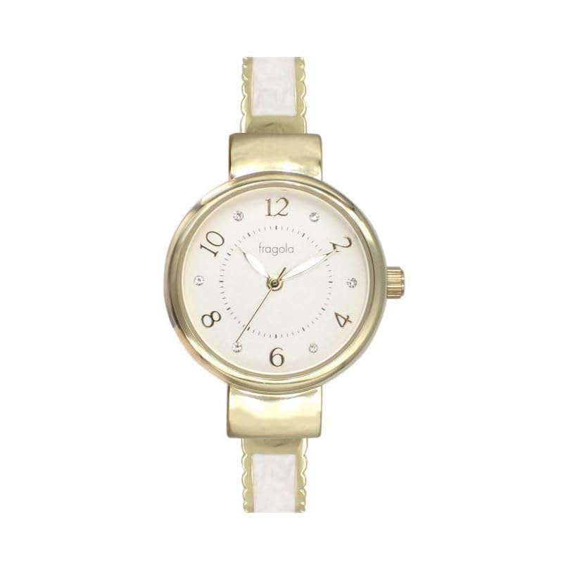 

[Follow] watch follow fragola Marble Epo Bangle Watch N03023S-3 WH ladies white