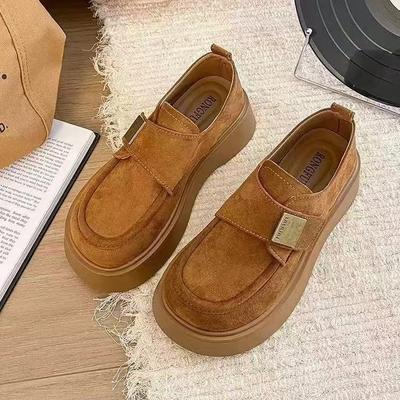 Plateau-Boken-Schuhe neue Frühjahrs-lässige Freizeitschuhe mit Rock Einzelne Schuhe