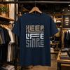 Keep Life Simple T-Shirt | Minimalist Retro Text Graphic Tee, Unisex Shirt