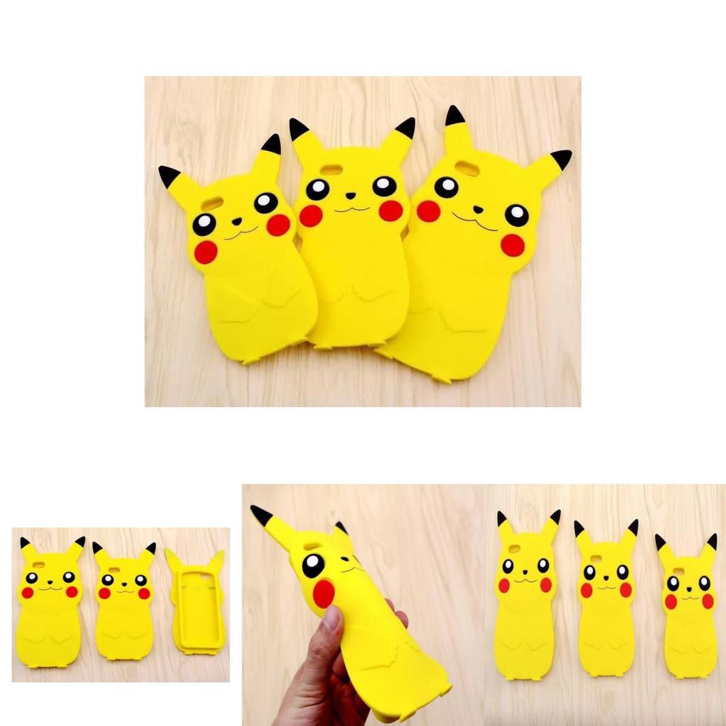 Silikonowe Etui na Telefon Pikachu Dla Iphone 5 6 Plus Z Ochroną Przed Upadkiem I Odprężeniem