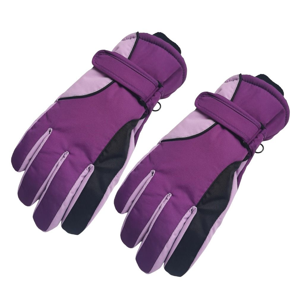 Waterproof Winter Skiing Gloves Non-slip Snowboard Gloves Thickened Thermal Gloves for Men Women