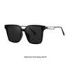 Women's Retro Square Acetate Sunglasses: Large Frame, High-End Feel, Face Slimming, Sunshade & Driving-Specific.