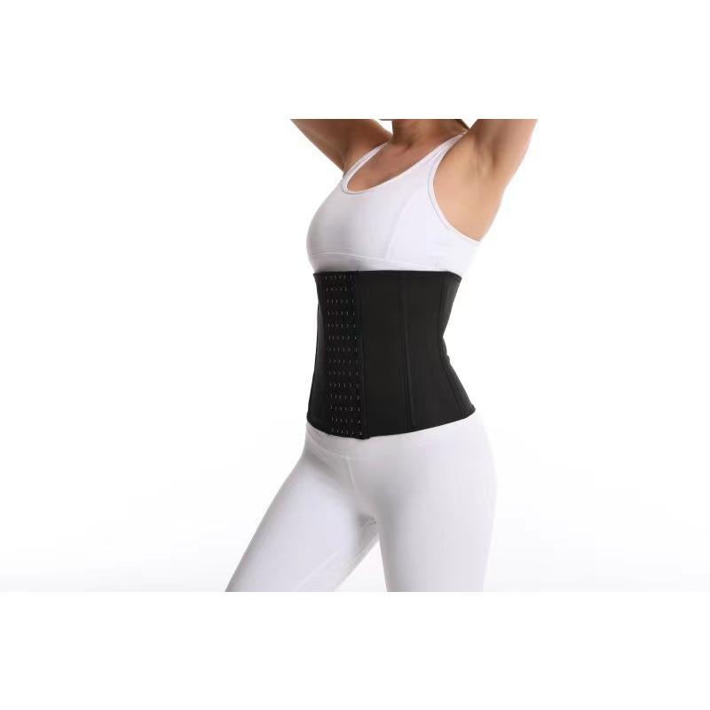 Six-breasted Neoprene Girdle Sports Fitness Waist Training Corset Postpartum Girdle Tummy Tuck