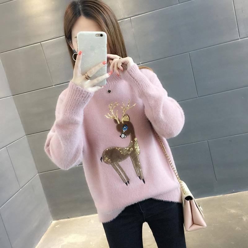 Sweater Female Autumn Winter Cashmere Knitted Women Sweater And Pullover Female Jumper Pull Femme