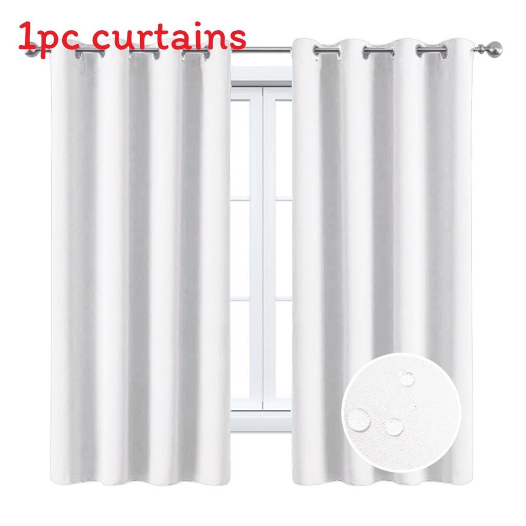 Solid Color Curtains With Insulation And Shading Design For Daily Household Use