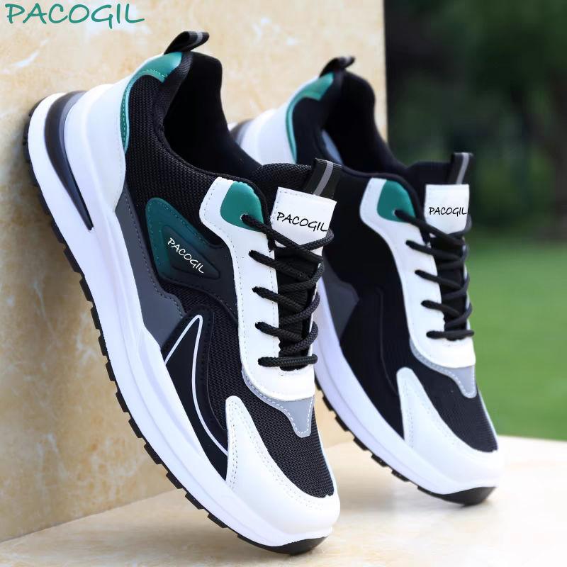 2025 autumn new sports shoes versatile fashion trendy shoes soft sole breathable comfortable men's shoes running shoes foreign trade