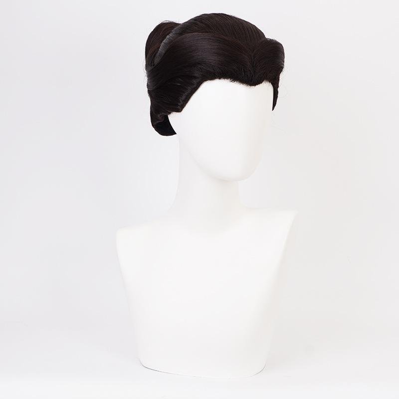 Anime Cosplay Wig Hair Zhushi Cos Wig Set Japanese Demon Slayer Blade Black Cosplay Wig