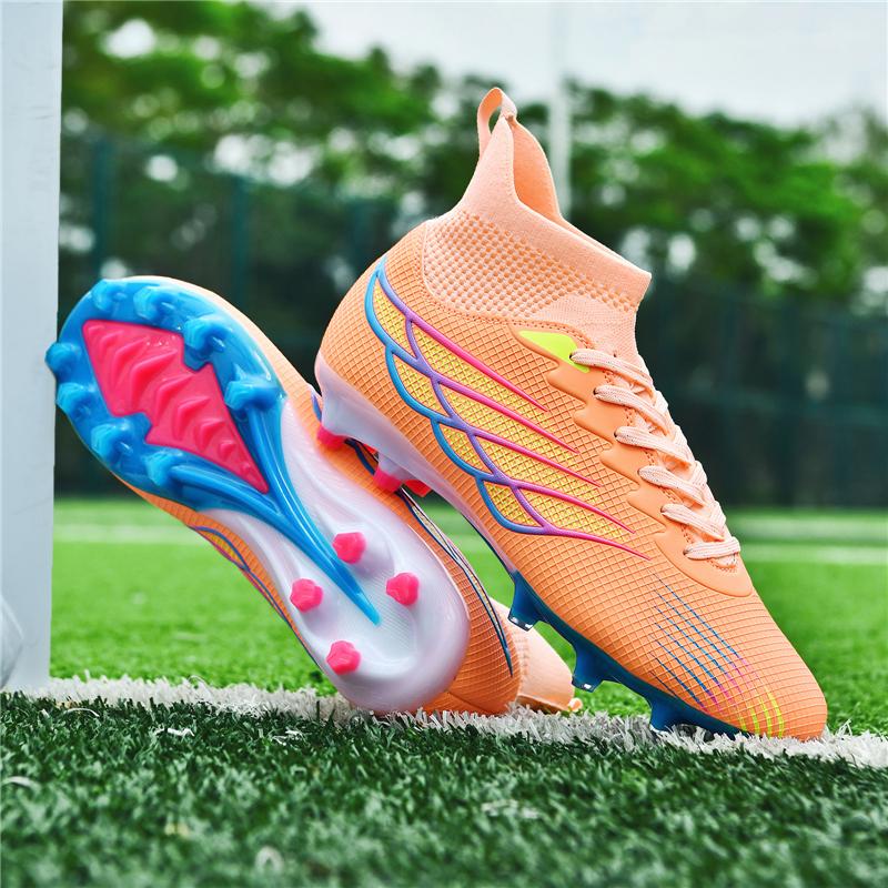 Unisex Football Shoes Men's Long Nail Training Sneakers Children Football Boots Youth Football Boots Soccer Shoes for Kids