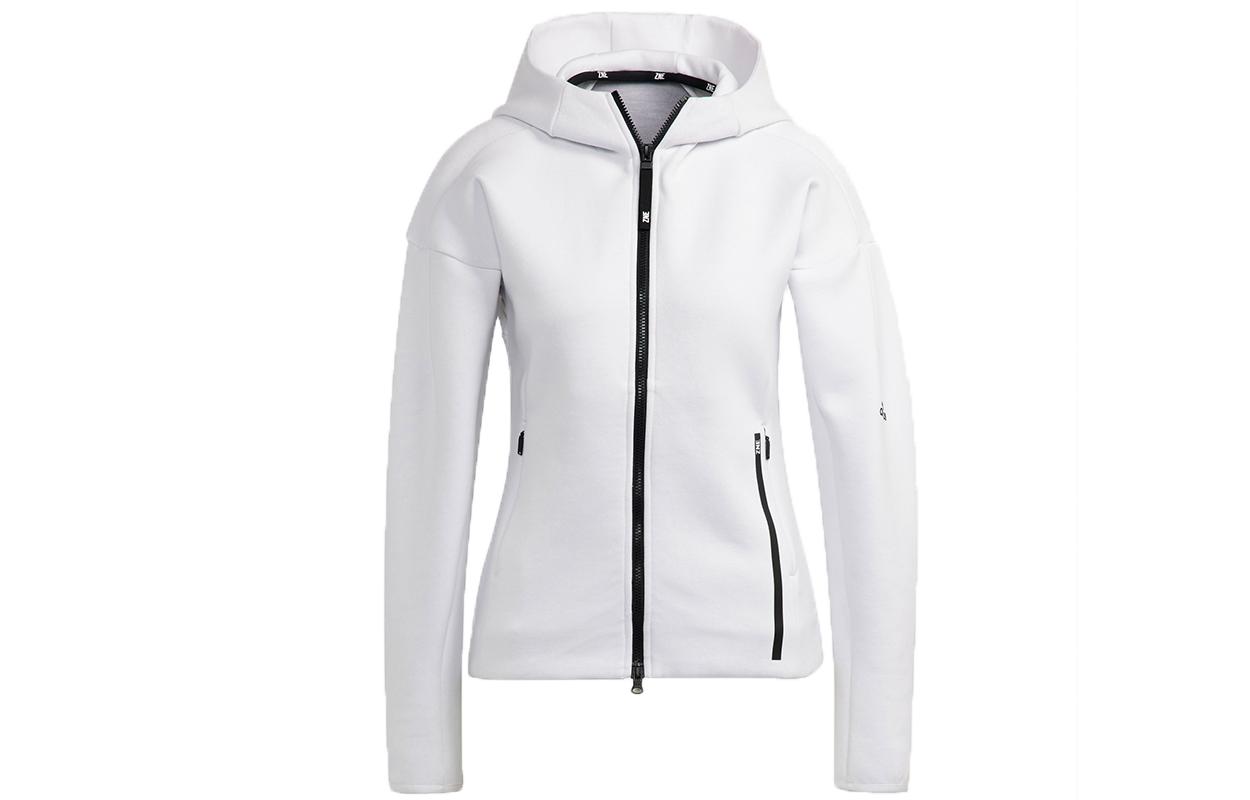 

Adidas Jackets Women s White Hooded Moderate Other HA7648 XS