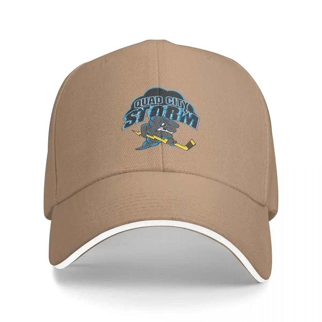 Quad City Storm Baseball Cap Beach Hat Funny Hat Mens Baseball Womens