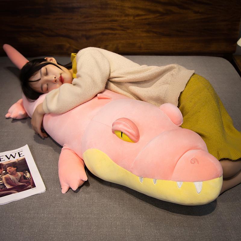 Adorable Large Crocodile Plush Toy Cushion - Perfect Birthday Gift for Girls