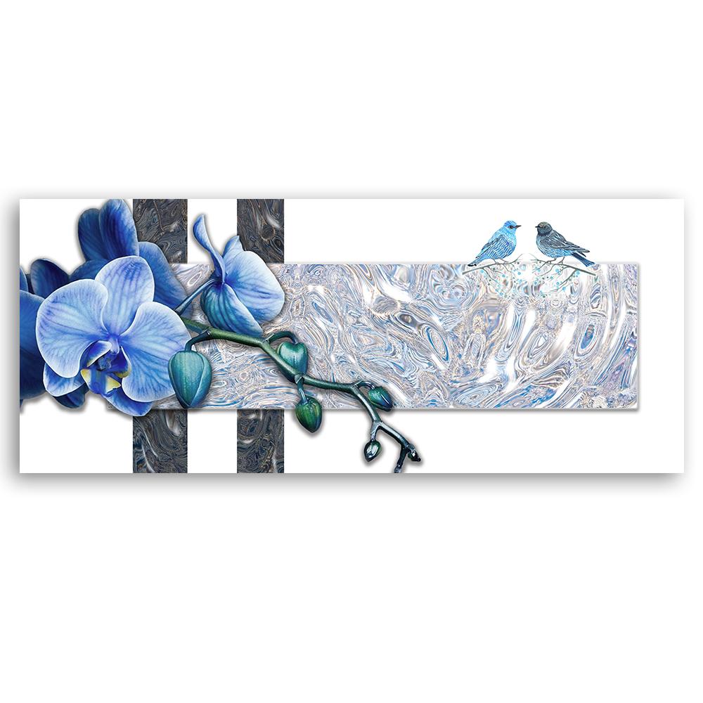 Canvas Print, Blue Orchid