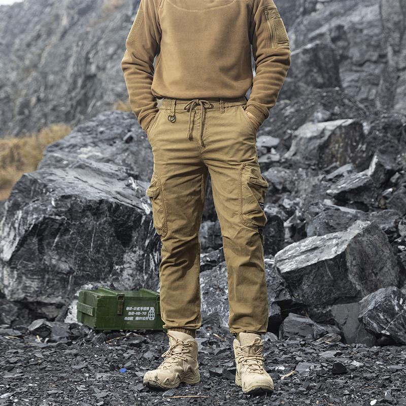 Casual Pants With Multiple Pockets, Loose And Detachable Work Pants, Men's Mountain Style Tactical Sports Pants