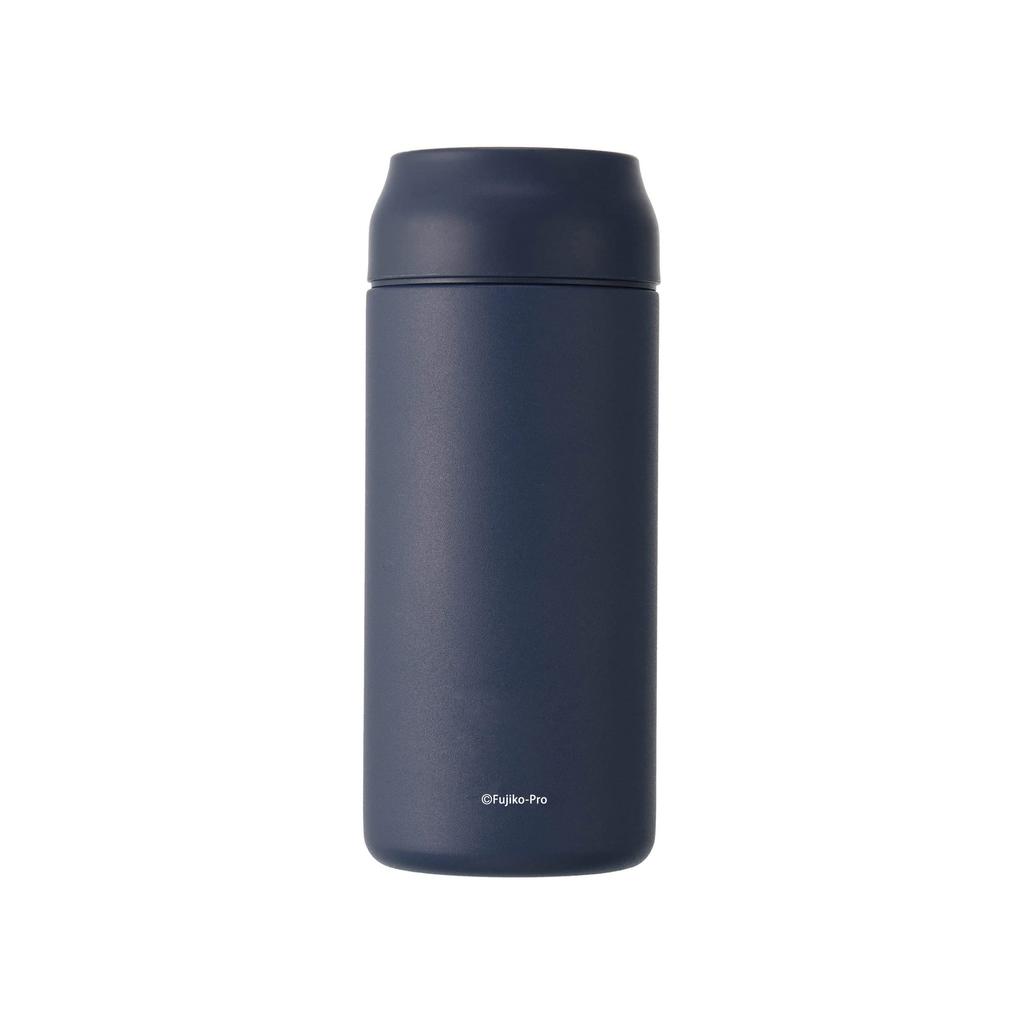 Thermo Mug ALLDAY Stainless Steel IDAL21NV "I'M DORAEMON" Bottle, 360ml, Navy,