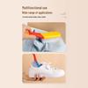 Nano Soft Bristle Shoe Brush with Extended Handle - Gentle on Shoes, Durable Cleaning, Perfect for Laundry and Dormitory Use.