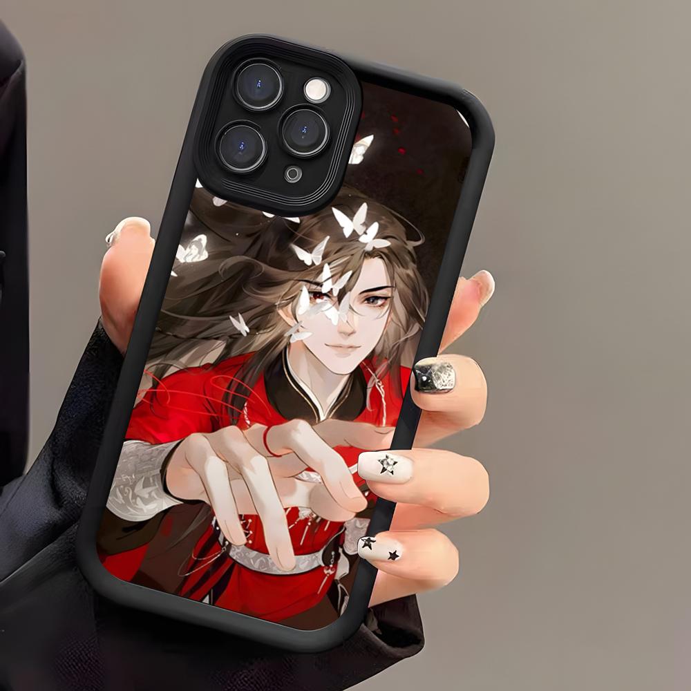 Heaven Officials Blessing Phone Case For IPhone 17 Air 16 E 15 14 Plus 13 12 11 Pro Max Black Sky Eye Stepped Protective Case