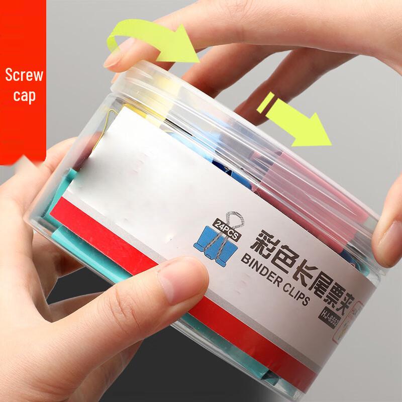 Lijiu Hong Colored Binder Clips