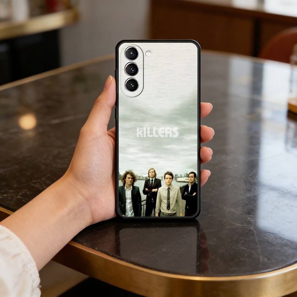 B-Band T-The K-Killers Phone Case For Samsung S25,24,23,22,30,21,10,9,Ultra,Plus,Lite,FE,4,5 G Soft Black Case