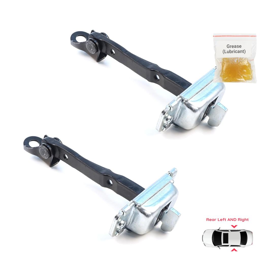 EDP1696-1 2 Pieces Rear Door Hinge Brake Stop Check Assy Limiter Strap for Hyundai I10 MK1 PA 2007-2018 794800X000 794900X000