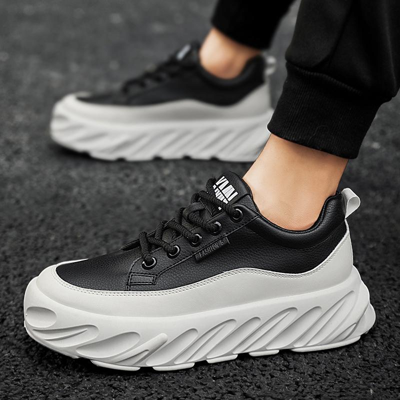 Men Sneakers Comfortable Casual Sports Shoes Thick Ventilate Running New Breathable Skate Shoes Masculino Adulto