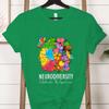 Teacher Autism Tshirt Floral Neurodiversity Celebrate The Spectrum Graphic T Shirts Clothing Autism Awareness Shirt for Women