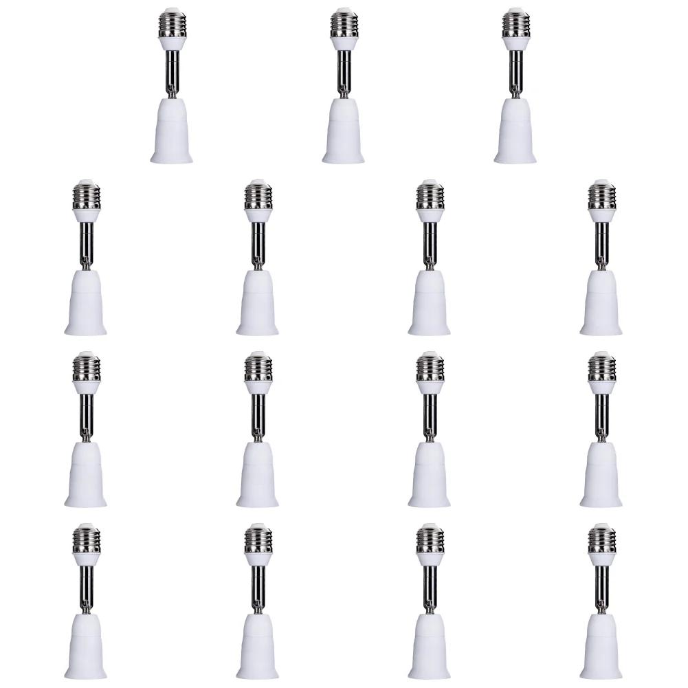 1-20Pcs E27 to E27 Extender Lamp Holder Base Lighting Bulb Flexible Extend Extension Socket Adapter for LED Light Converter