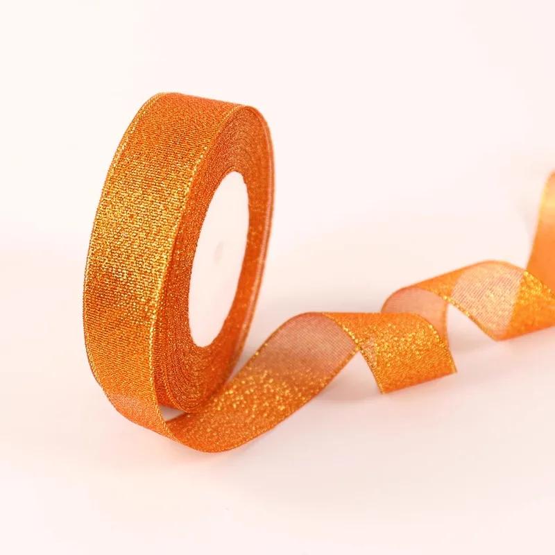 25yards 20mm Colorful Onion Glitter Ribbon for Gift Packaging Webbing Christmas Wedding Decoration Supplies Handmade Ribbons