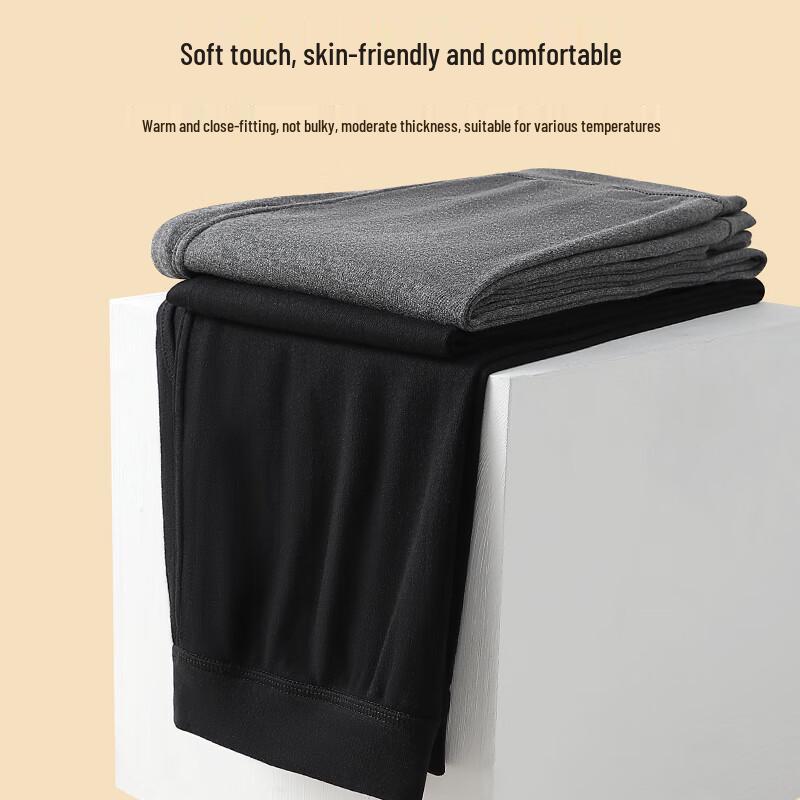 Langsha Men's Plus Size Thin Cotton Thermal Long Johns