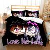 3D Gacha Life Printed Bed Set Duvet Cover Pillowcase Bedding Set Bed Linen Sheet Quilt Cover Full Queen King Size Home Textile