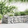 VidaXL Gabion Planter 180x90x50 Cm Garden Decoration Terrace Flowerbed 141624
