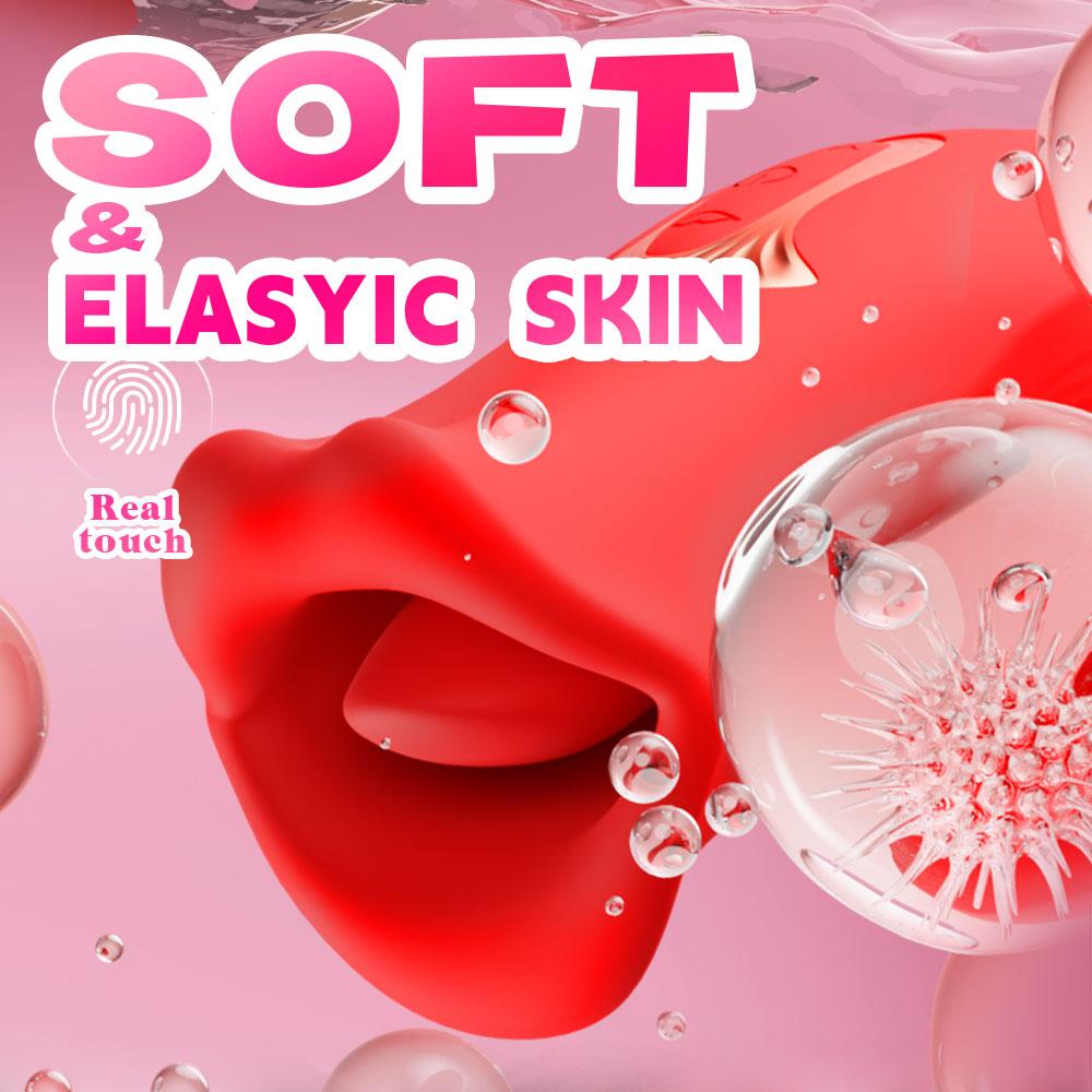 Język łechtaczki lizanie wibrator kobiece zabawki erotyczne dla kobiet usta gryzienie ustny stymulator łechtaczki ssanie sutka orgazm produkt dla dorosłych