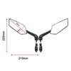 Bike Rearview Mirror Bicycle Handlebar Rear View Mirror 360 Degrees  Rotatable Safety Mirror Wide Angle for