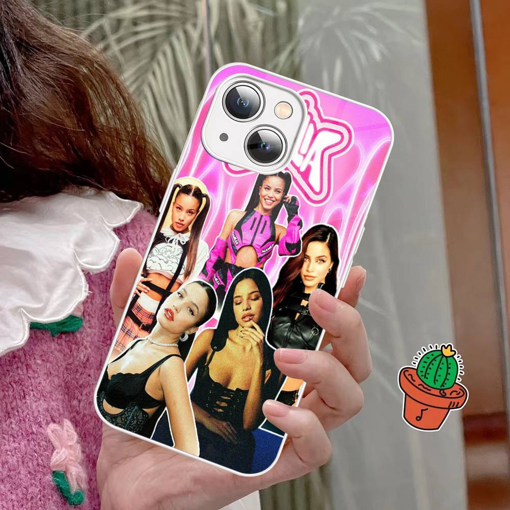 Emilia Mernes Mp3 Phone Case Tempered Glass For iphone 14 13 12 11 Pro Mini XS MAX 14Plus X XS XR Fundas