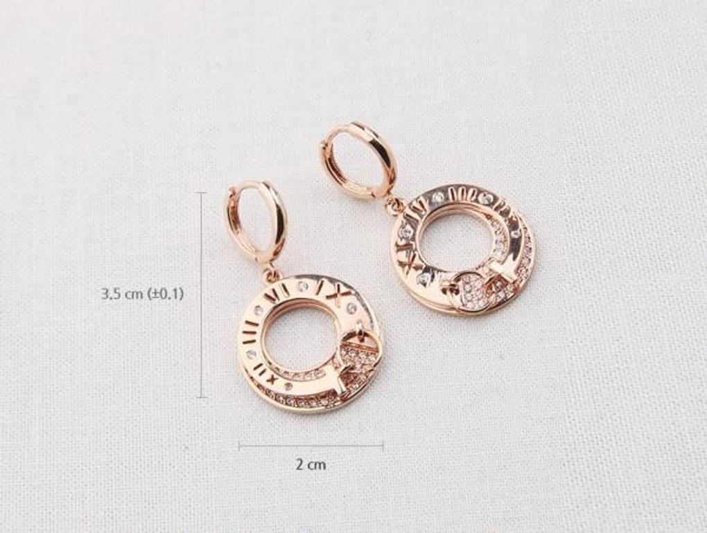 ARTRIA Roman Numeral Touring One Pendant Earrings JTOERFR0024