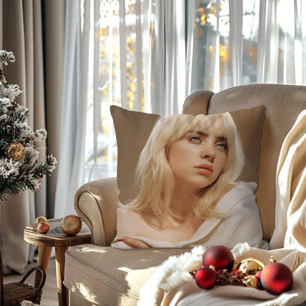 Singer B-Billies Pillow Case Square Pillow Bedroom Sofa Leisure Comfort Cushion Car Living Room Home Decoration 40X40